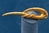 585/- Goldbrosche poliert,fast 8cm lang