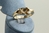 Ring 585/-Gold massiv mit 1 Brillant ca.0,07ct. Wesselton,small inclusions